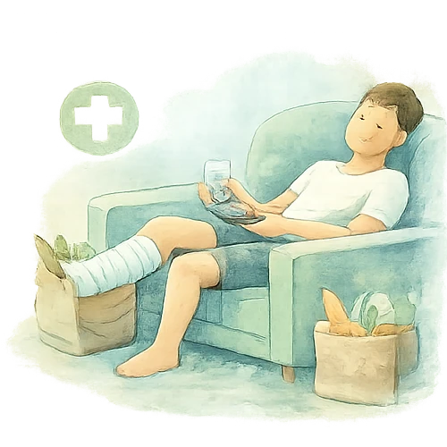 Haushaltshilfe nach Krankenhausaufenthalt oder OP auf Verordnung